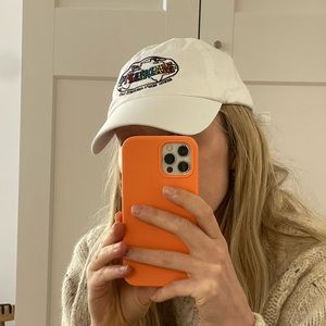 Gently Used White Madhappy Baseball Hat